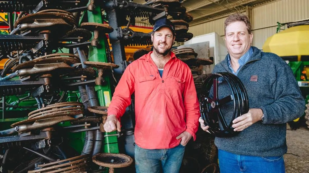 Ryan NT (RFM NT) - Tyler Nelson - RFM NT Coil Gauge Wheel in actio