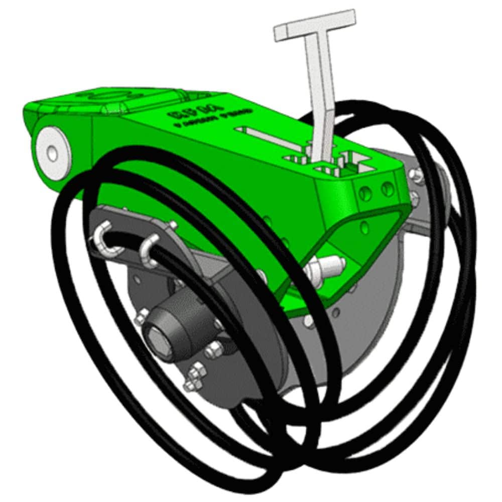 Double disc coil closing wheel