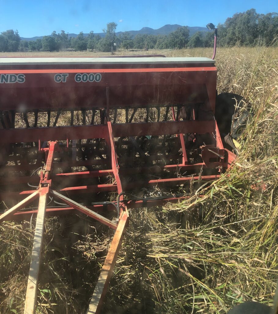 Napier Grasslands CT 6000 combine drill with retrofit discs