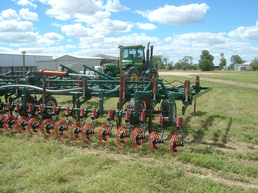 RYAN NT Coil Seeding press wheels on Janke planter