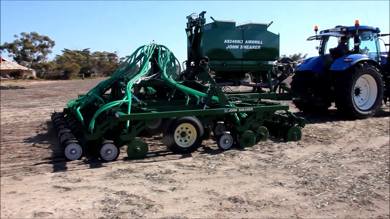 John Shearer Double Disc Opener - disc seeding